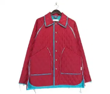 네온사인 퀼팅 코트 거의 미사용