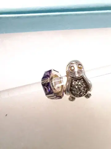 러브 링크스 펭귄형 실버 참