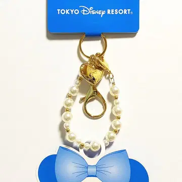 디즈니 머리띠 홀더 펄 미니 골드