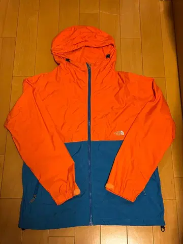 THE NORTH FACE 나일론 자켓 L 사이즈 오렌지/블루