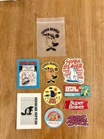 SUPER BEAVER 스티커&타투 씰
