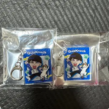 QuizKnock 행운 고양이 아크릴 키링