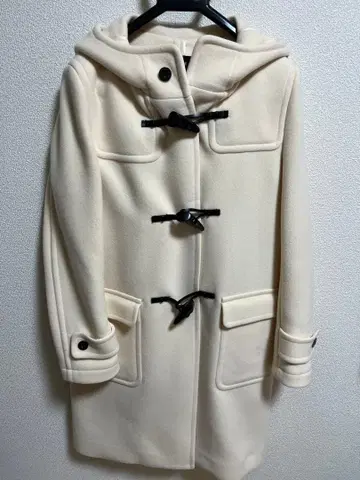 MACPHEE 더플 코트 화이트