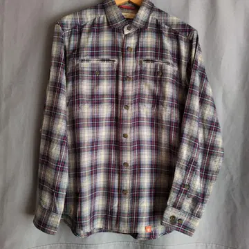 체크 무늬 긴팔 셔츠 주식회사 팀코