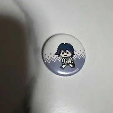 단간론파 15주년 페스티벌 도트 그림 캔뱃지 오마 코키치 한정판