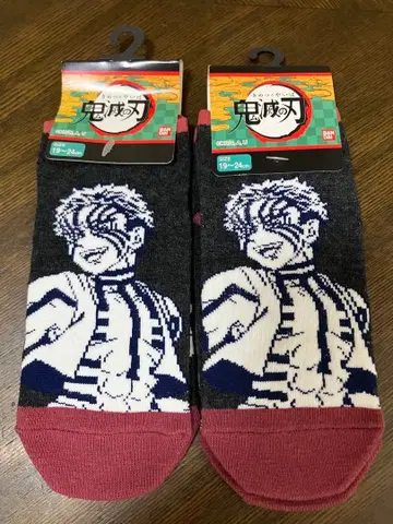 귀멸의 칼날 아카자 양말 삭스