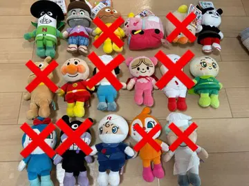 [ 묶음 판매 ] 호빵맨 봉제 인형 프리치이 비즈