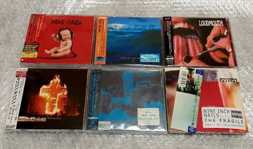 전부 오비 포함 라우드계 CD 6장 세트 나인 인치 네일스/마릴린 맨슨