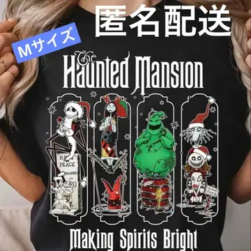 디즈니 호손티드 맨션 T셔츠 크리스마스 M 사이즈