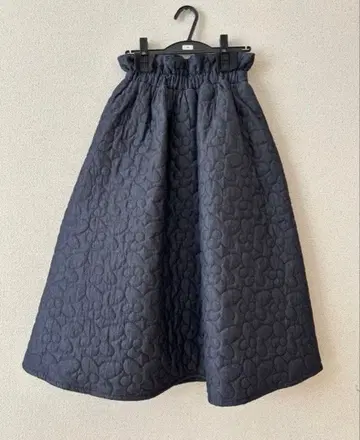 Linkable 린카블 퀼트 데님 스커트