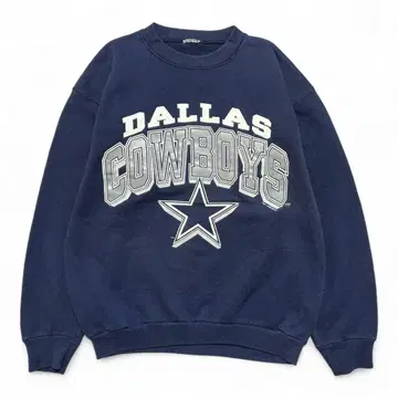USA 구제 의류 NFL 댈러스 카우보이즈 크루넥 맨투맨 로고