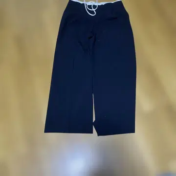 ZARA 더블 허리 밴딩 와이드 팬츠