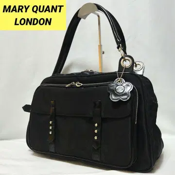 MARY QUANT LONDON 마리콴트 토트백 블랙 로고