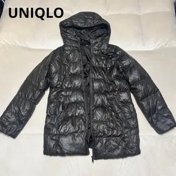 [ UNIQLO ] 후드 부착 롱 다운 자켓