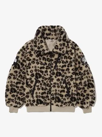 일본 미발매 레어 The North Face 레오파드 무늬 플리스 자켓