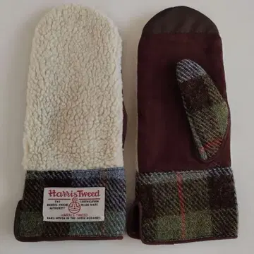 Harris Tweed 해리스 트위드 미튼 그로브 장갑