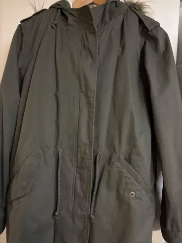 무인양품 여성용 모즈 코트 플리스 안감