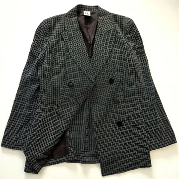 크리치아 테일러드 자켓 W 더블 이탈리아제 원단 블랙 42