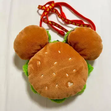 디즈니 햄버거 미니백 미키 모양 파우치 패스 케이스