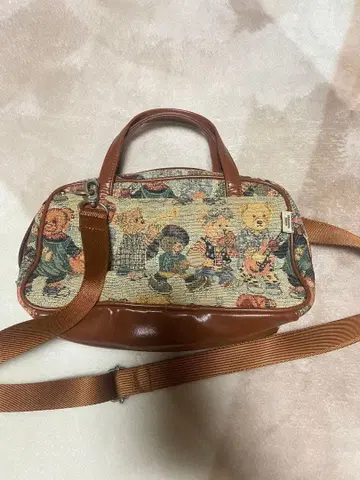 raviravi 야마토야 고블랑 직조 베어 무늬 가방