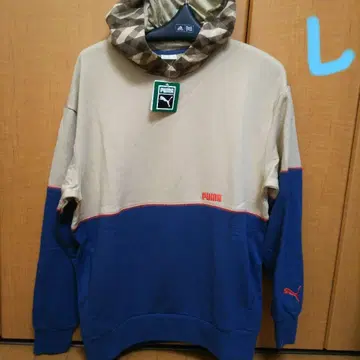 푸마 남성용 후드티 L 사이즈 새상품! US 사이즈 M 정가 7700엔