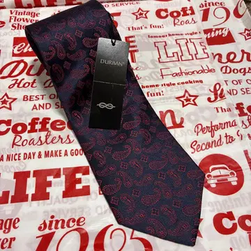 DURBAN 페이즐리 무늬 넥타이