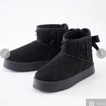 시마무라 아오키 미사코 시마미사 부츠 블랙 M 사이즈