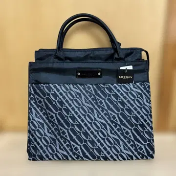FAUCHON 로고 패턴 핸드백