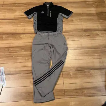 adidas 다운 반팔 골프 다운 팬츠 셋업 M