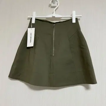 릴리 브라운 본딩 미니 스커트 LWFS251021 카키 올리브