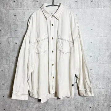 CONVERSE TOKYO STAR PATCH DENIM SHIRT