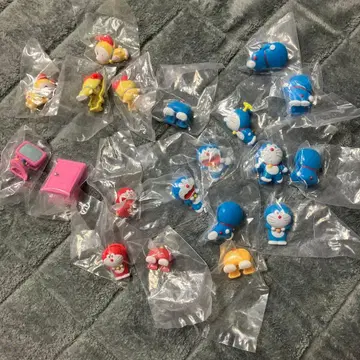 도라에몽 클립 피규어 도라미짱 미니도라 20개