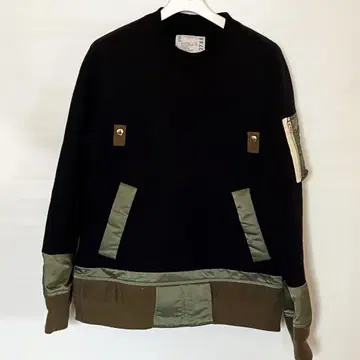 sacai 나일론 트윌 x 스펀지 스웨트