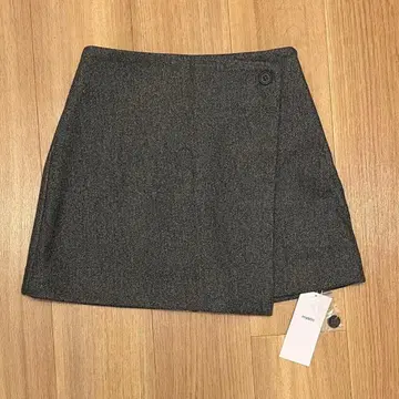 새상품 미스틱 mystic 기모 랩 미니 치마바지 그레이 M 1