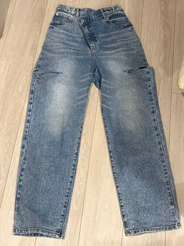 COCODEAL 코코딜 리메이크 허리 컷오프 데님 M