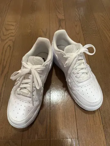 에어포스 1 화이트 장미 자수