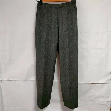 DAKS 여성용 슬랙스 울 팬츠 다크 그레이 사이즈 36