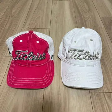 Titleist Pro V1 빨흰 캡 2개 세트
