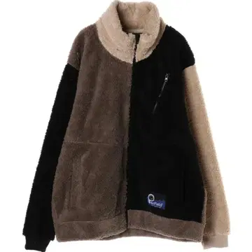 koe Penfield 샤기 보아 스탠드 블루종 (A) L