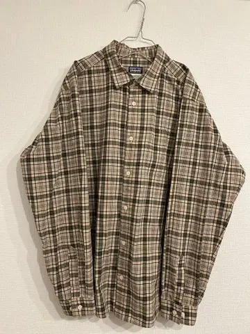 [ 파타고니아 ] 체크 패턴 긴팔 셔츠 L 사이즈