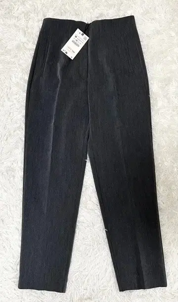 [ 택 포함 새상품 ] ZARA 다크 그레이 하이웨스트 슬랙스 M