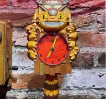 새상품 GBL 이웃집 토토로 고양이 버스 시계 지브리