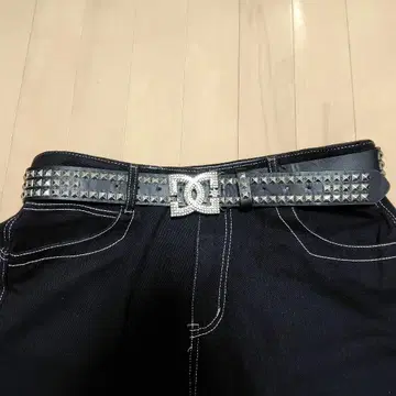 y2k sk8 DC SHOES 스터드 벨트