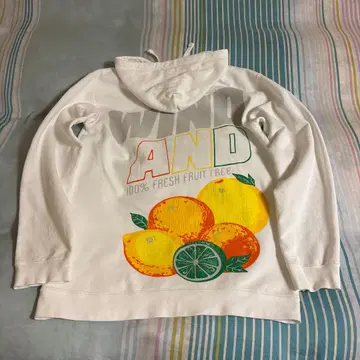 WIND AND SEA 후르츠 패턴 후드 맨투맨 M