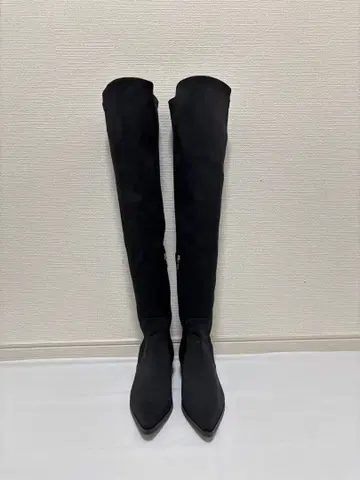 YELLO 롱 부츠 블랙