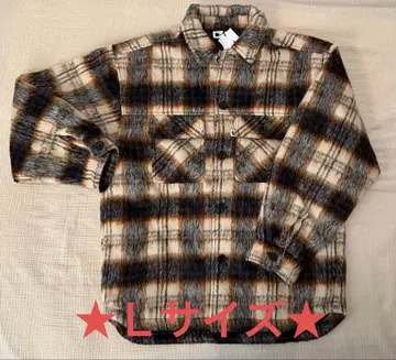 Naptime 체크 패딩 자켓 - IVORY (L 사이즈) Nissy