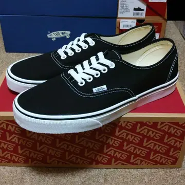 반스 오센틱 블랙 캔버스 US 규격 스테디셀러 모델 44