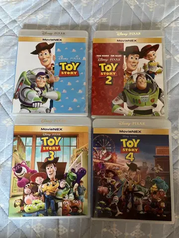 [새상품급] 토이스토리 4작품 MovieNEX Blu-ray 정품 케이스