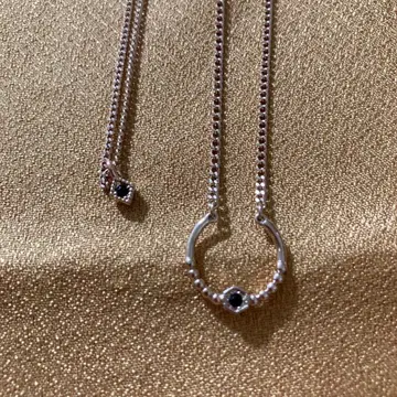 LUV AJ 2 목걸이 핑크 골드 계열 used