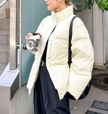 Ungrid 멀티 웨이 다운 아이보리 S 사이즈